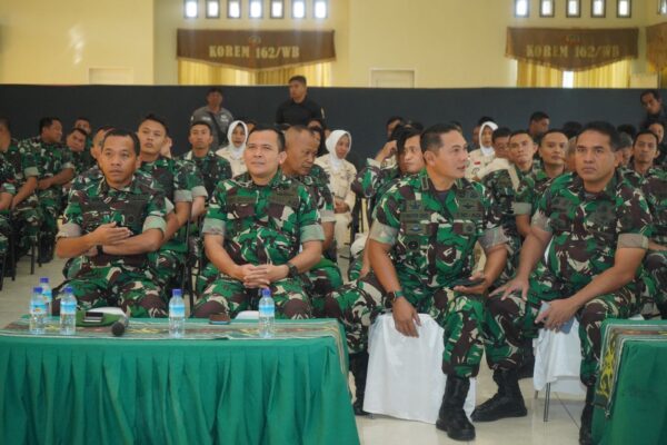 Korem 162/WB Mengikuti HUT ke- 66 Kodam IX/Udayana secara Virtual