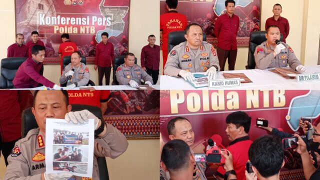 Ditpolairud Polda NTB Gagalkan Penyelundupan 5100 Baby Lobster