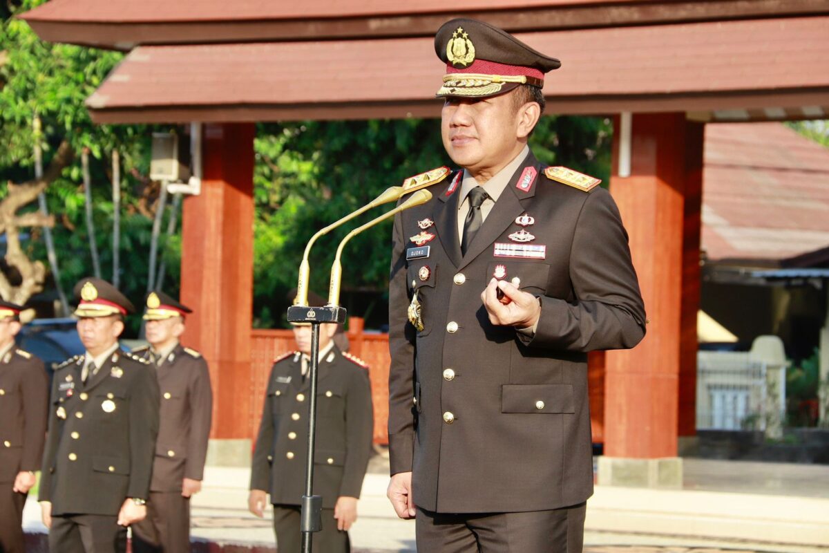 Peringatan Hari Lahir Pancasila di Lapangan Bhara Daksa Polda NTB