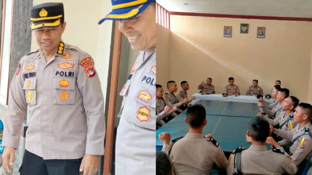 Kunjungan Kerja Karo SDM Polda NTB ke Mapolsek Masbagek