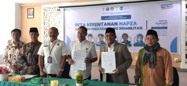 UIN Mataram Tandatangani MoU dengan BNN NTB dan Balai Mediasi Mataram
