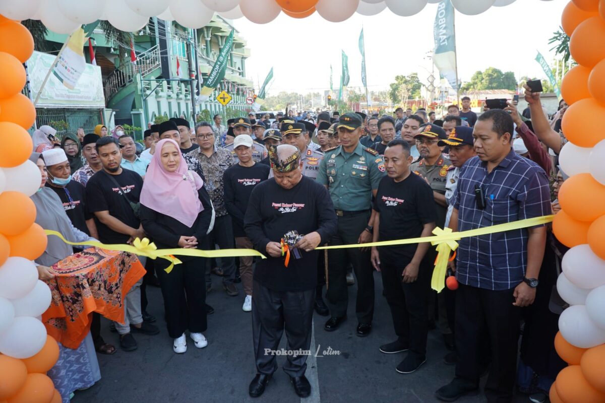 Bupati Lotim Meresmikan Pusat Kuliner Malam Ite Pada Epe Pancor