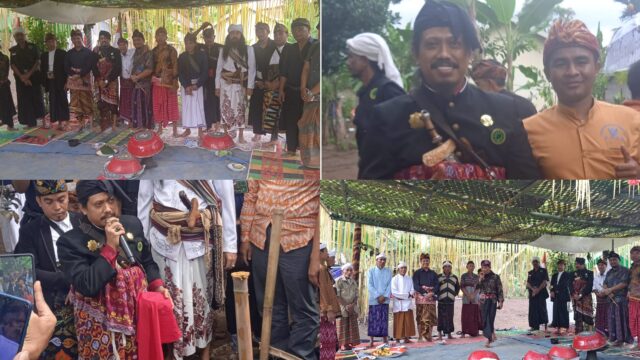 Peletakan Batu Pertama Bale Bubus Batu Kelopok Desa Jurit Pringgasela Lotim
