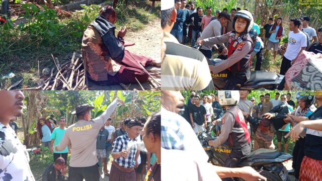 Polsek Sekotong Evakuasi Terduga Hamili Anak Kandungnya