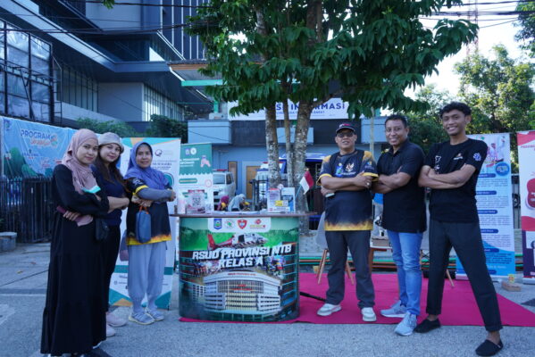 RSUD Provinsi NTB Tampil di Fun Walk Right To Know Day Rakornas Komisi Informasi se Indonesia Tahun 2023