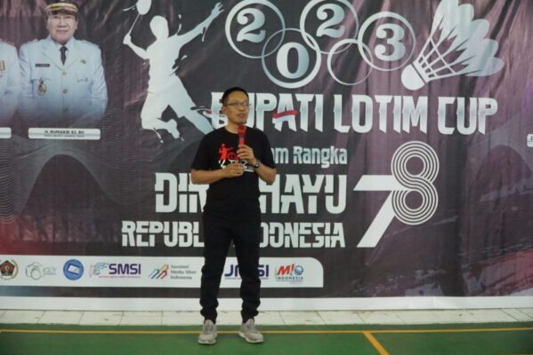 Turnament Bulu Tangkis Bupati Lombok Timur Cup Resmi Dibuka