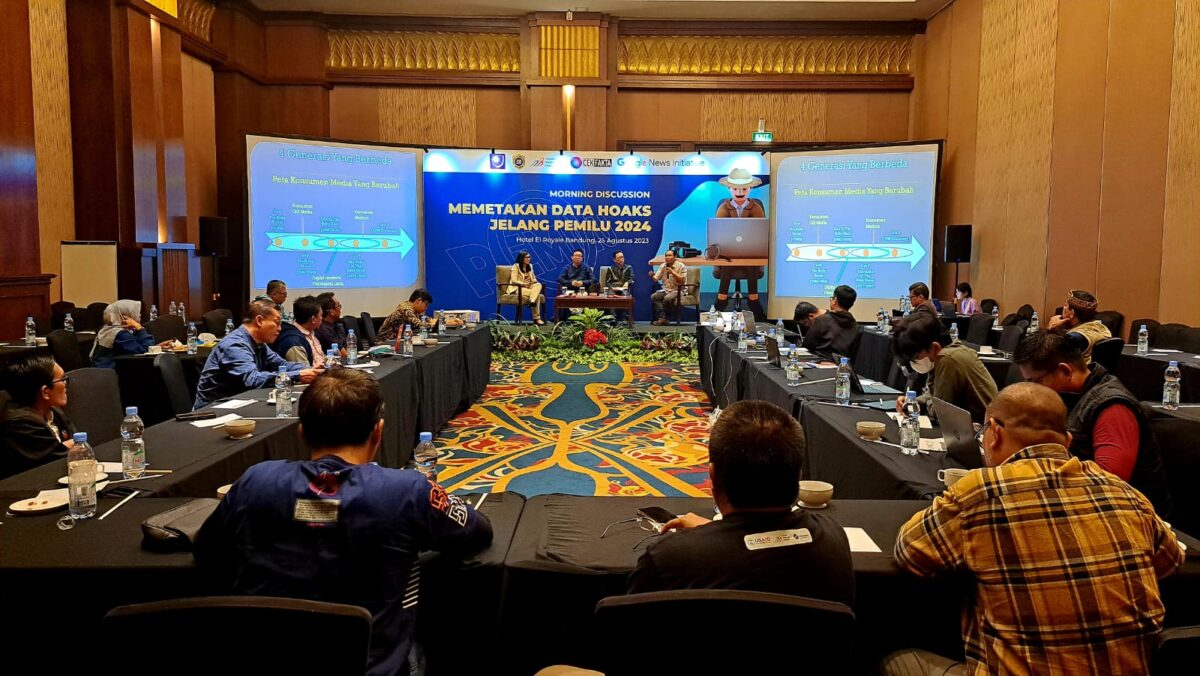 Kick Off Diskusi Bulanan Cekfakta, Petakan Data Hoaks Jelang Pemilu 2024 AMSI, AJI dan MAFINDO