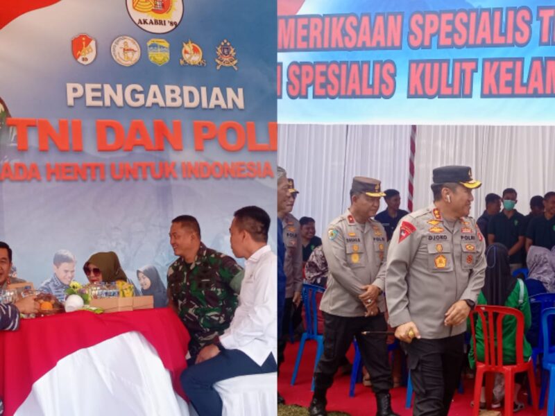 Polda NTB bersama TNI Menggelar Baksos dan Bakti Kesehatan se NTB