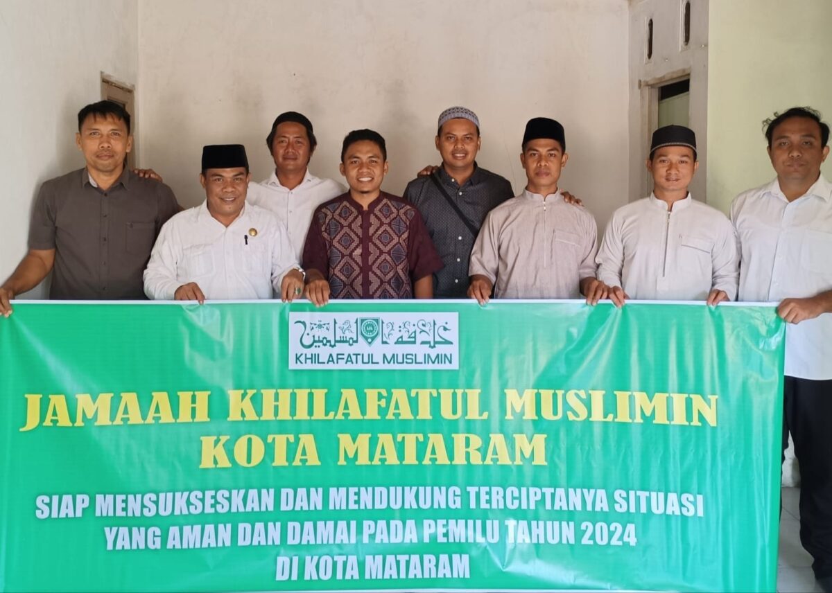 Jamaah Khilafatul Muslimin Siap Mensukseskan Pemilu 2024 di Kota Mataram