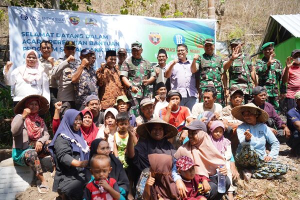 Danrem 162/WB, Resmikan Pompa Hidram Pertanian