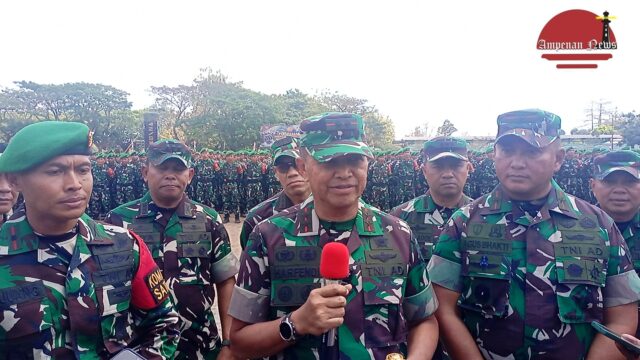 Pangdam lX/Udayana tinjau RIKSIAPOPS SATGAS YONIF 742/SWY