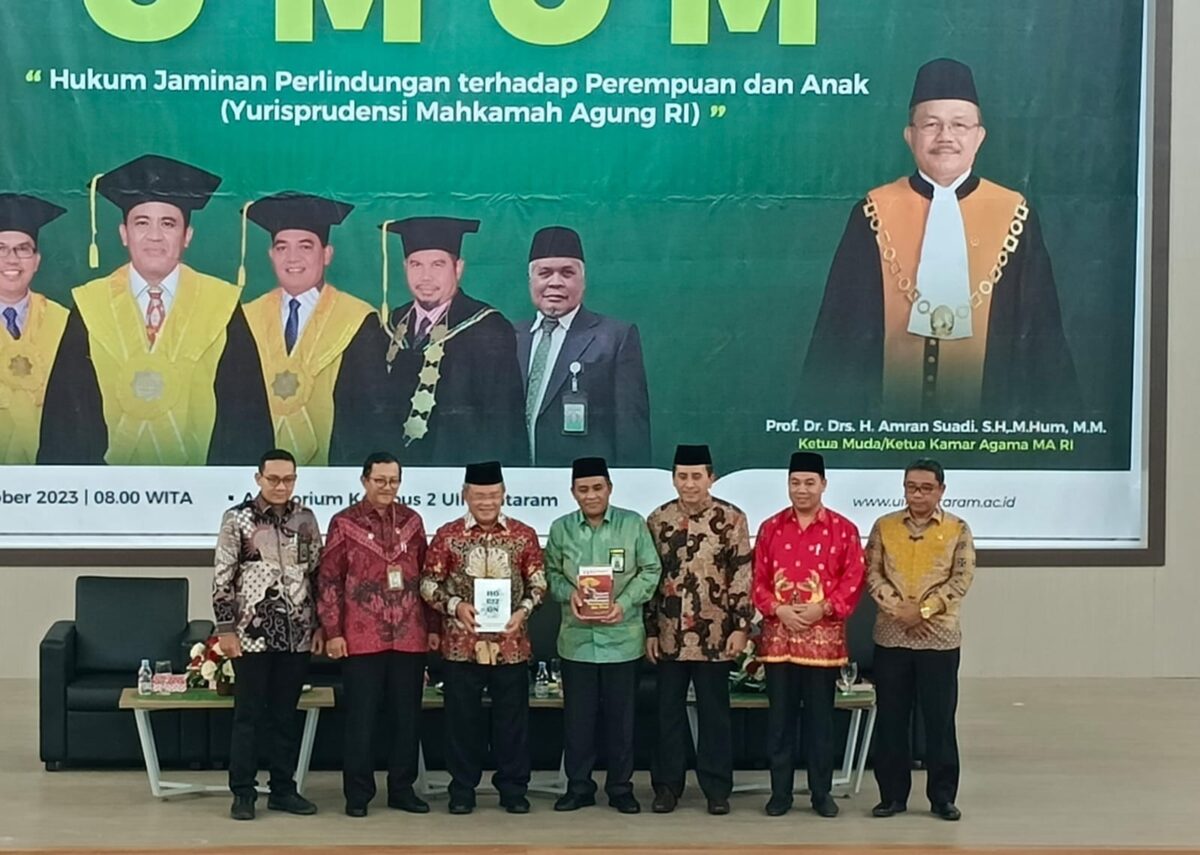 Peduli Perempuan dan Anak, UIN Mataram Undang Ketua Kamar Agama Mahkamah Agung RI