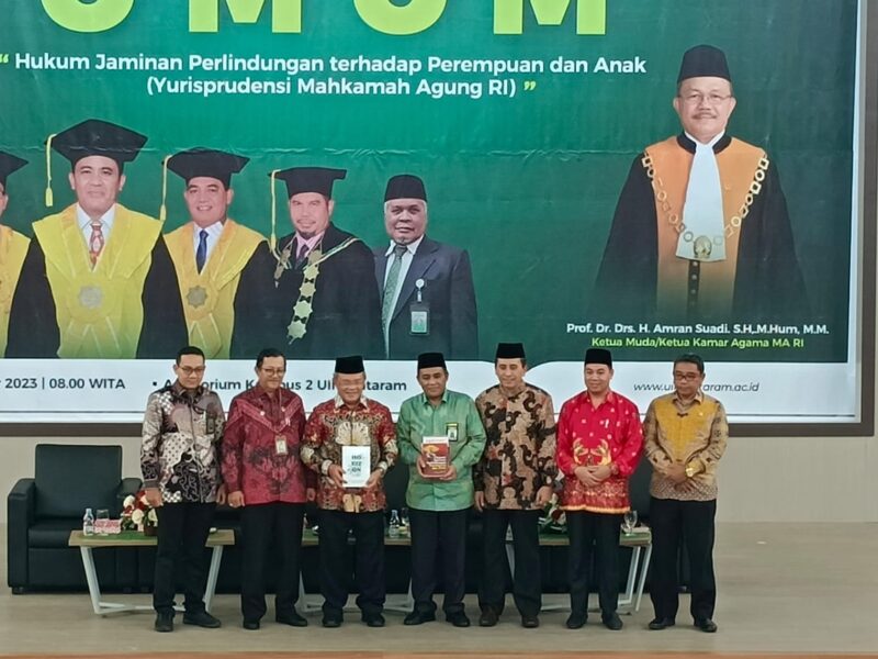 Peduli Perempuan dan Anak, UIN Mataram Undang Ketua Kamar Agama Mahkamah Agung RI