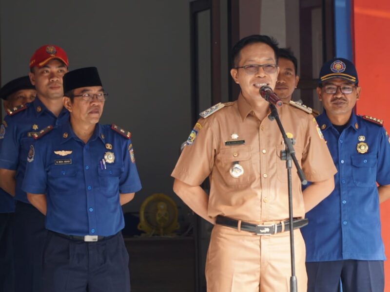 Pj Bupati Lotim Berkomitmen Menyempurnakan Sarana Damkarmat