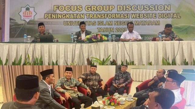 Rektor UIN Mataram Buka FGD Peningkatan Transformasi Website Digital