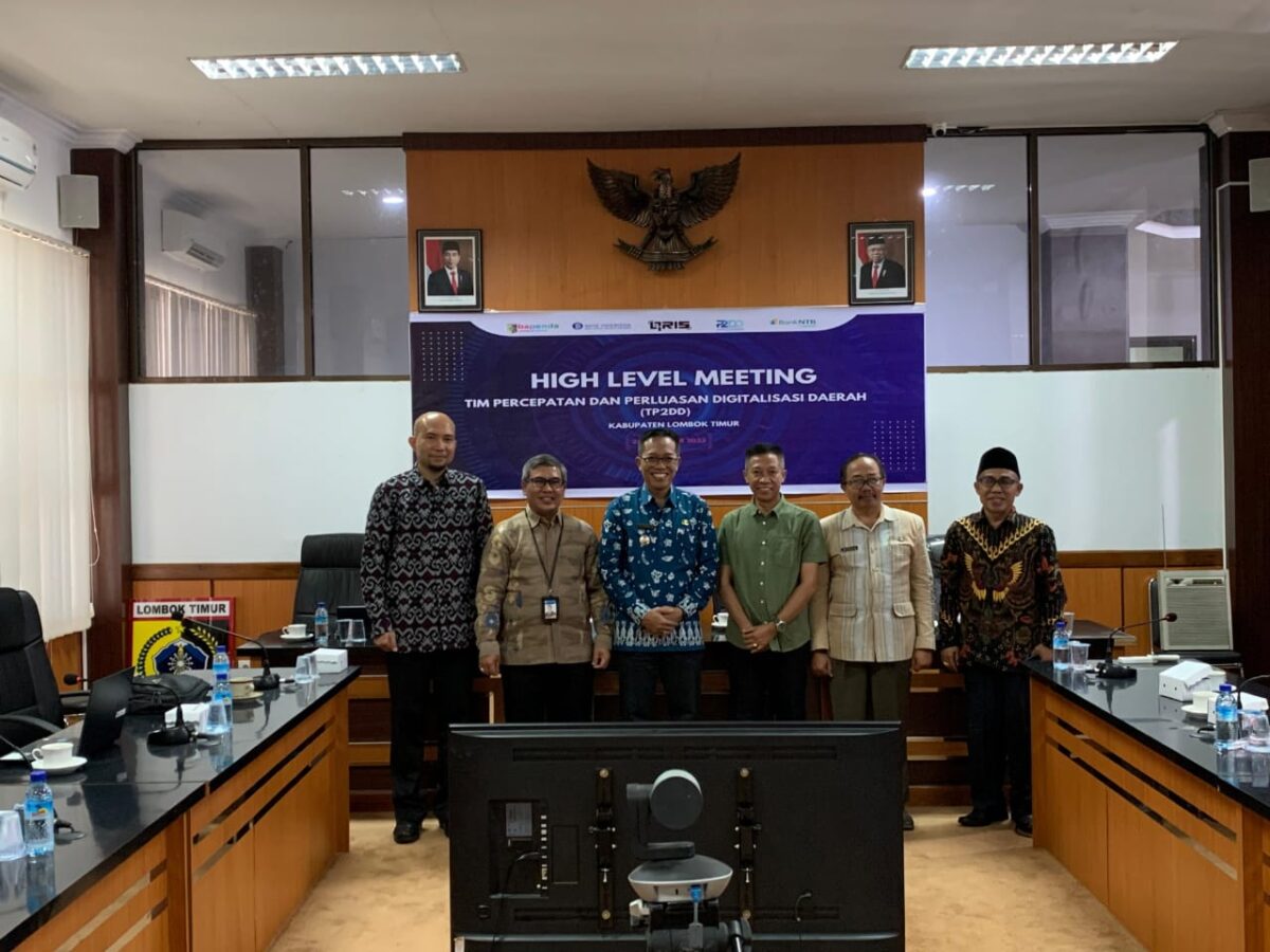 Pj Bupati Lotim Buka High Level Meeting TP2DD