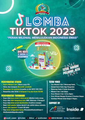 Korem 162/WB Mengundang Pemuda NTB Mengikuti Lomba Video TikTok