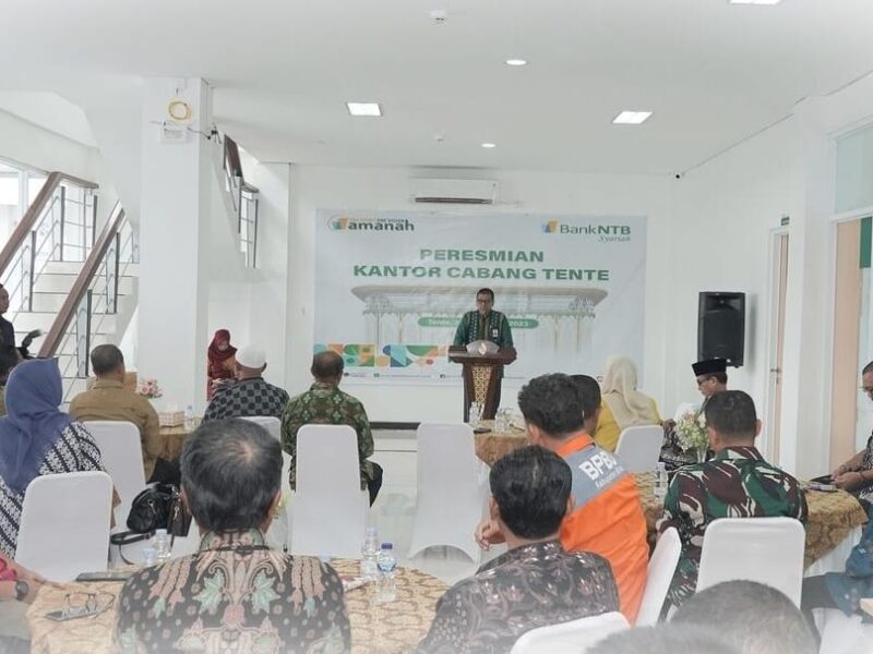 Bank NTB Syariah KCP Tente Ditingkatkan Menjadi Kantor Cabang