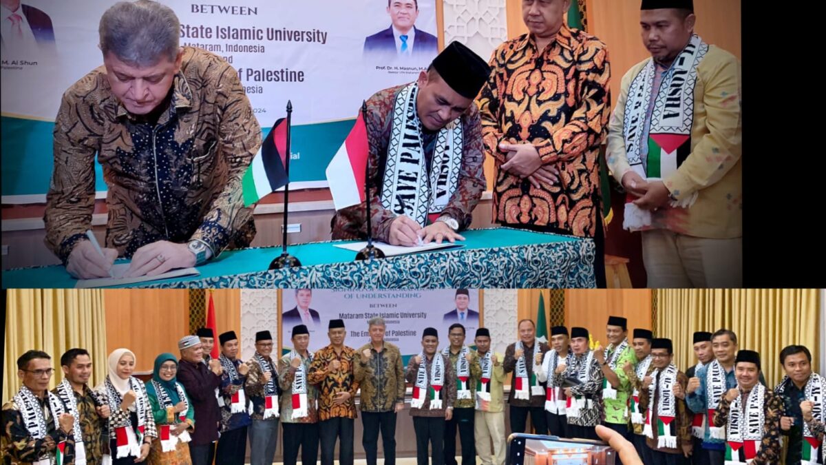 Duta Besar Palestina Tandangani MoU dengan Universitas Islam Negeri Mataram