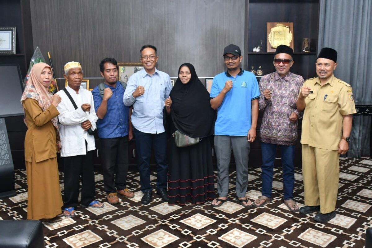 Kunjungan DPD Pertuni NTB Diterima Hangat Pj Bupati Lotim