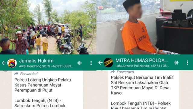 (Cekfakta) Mayat Perempuan Ditemukan Meninggal di Embung Dusun Sarang Angin