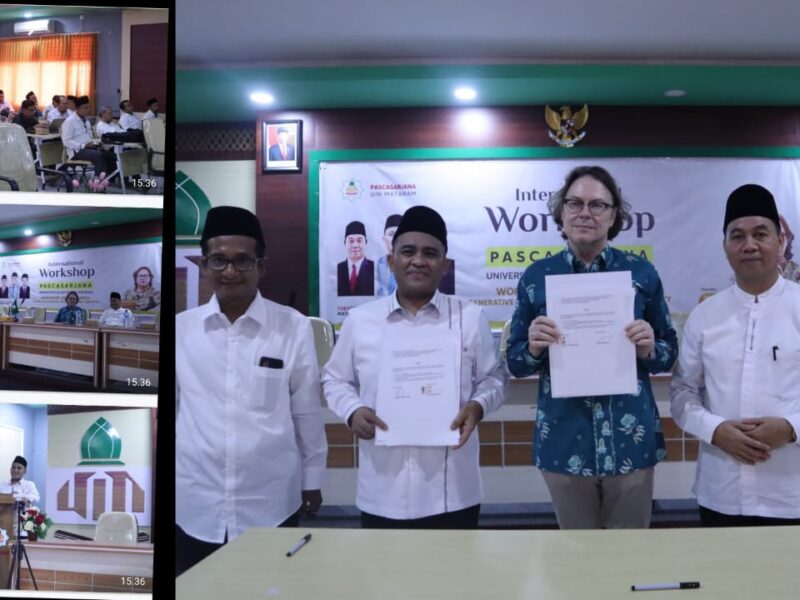 Workshop Internasional Pascasarjana UIN Mataram Mengangkat Isu Keterlibatan Artificial Intelligence (IA) dalam Riset dan Publikasi