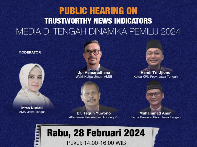 Ekosistem Bisnis Media terus Didorong, AMSI Gelar Diskusi Trustworthy di Semarang
