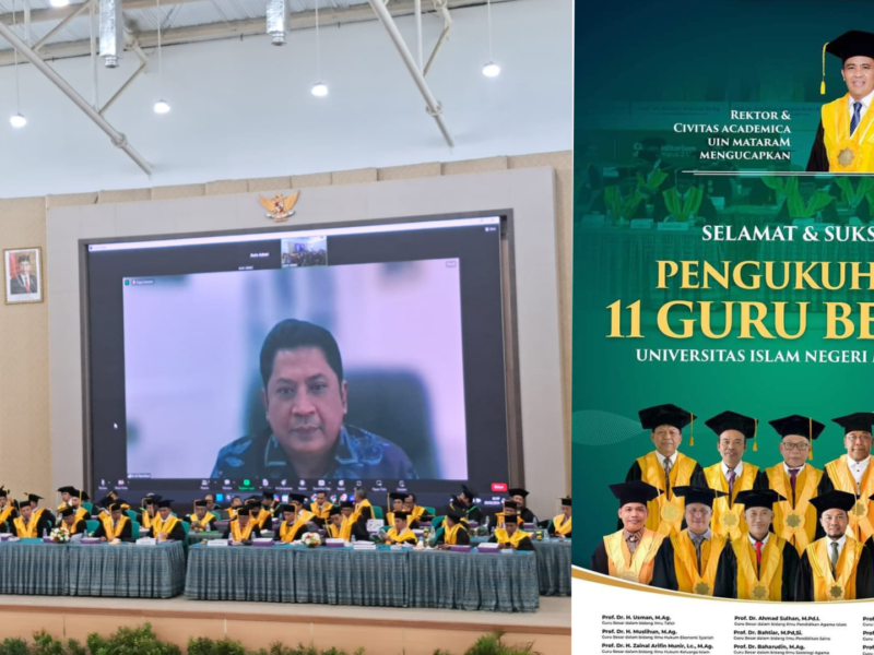 Pengukuhan 11 Guru Besar Universitas Islam Negeri Mataram