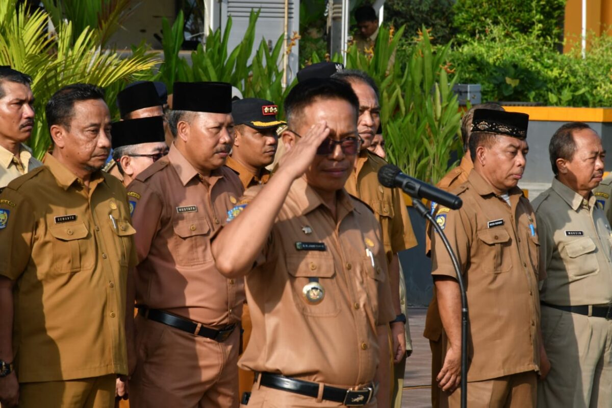 Pemda Lotim Gelar Apel Gabungan Jelang Pilkada 2024