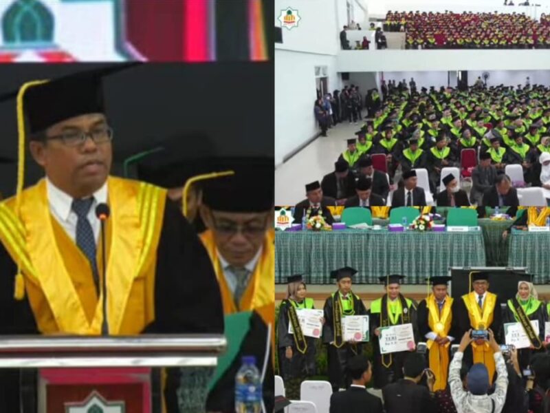 Wisuda UIN Mataram ke-48, Tiga Pesan Rektor melalui Wakil Rektor 1