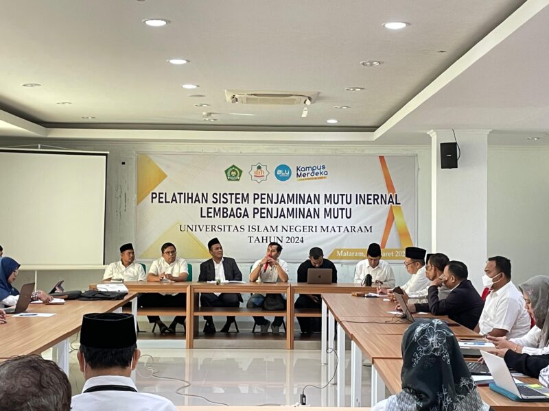 Bekerjasama dengan UIN Raden Fatah Palembang, LPM Selenggqrakam SPMI Menyongsong Akreditasi Unggul