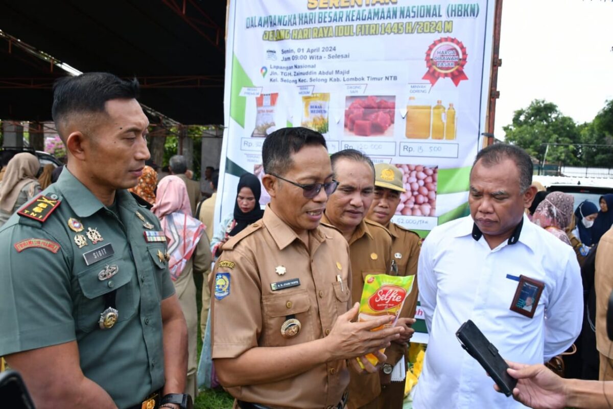 Pemda Lotim ikut Andil dalam Gerakan Pangan Murah Serentak