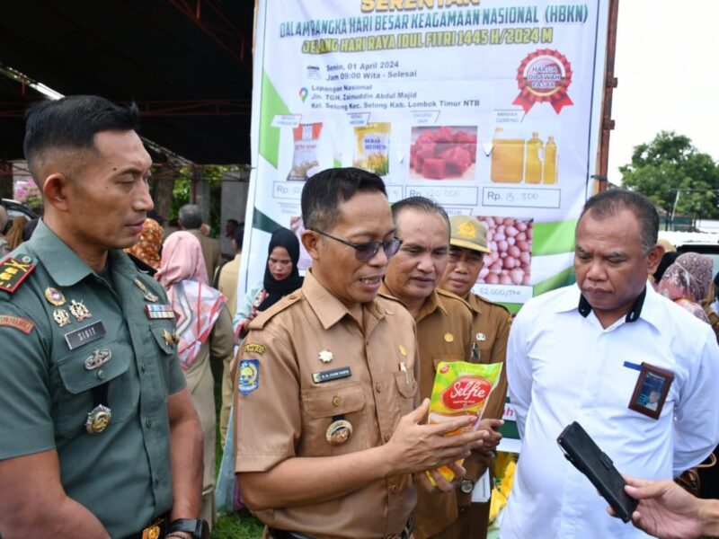 Pemda Lotim ikut Andil dalam Gerakan Pangan Murah Serentak