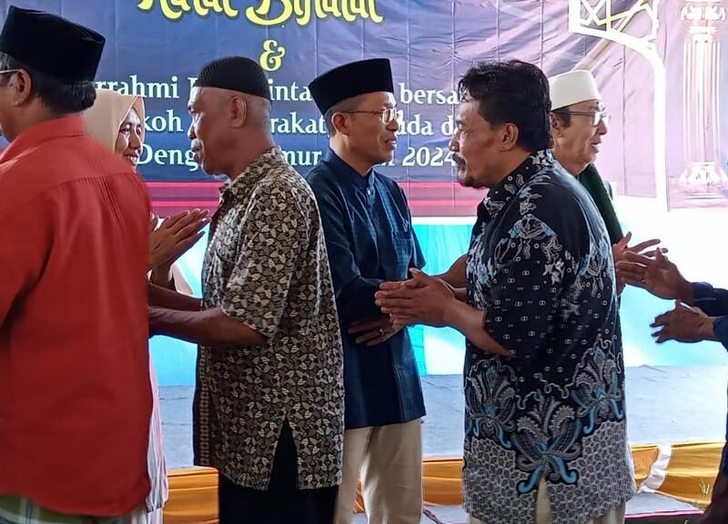 Halal Bihalal Bulan Syawal Pemerintah Desa Denggen dihadiri Pj Bupati