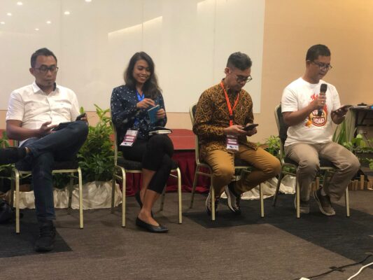 Peserta Workshop Fact Checking Ecosystem in Local Media di Palembang
