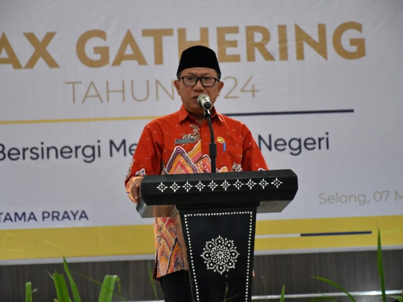 Pj. Sekda Lotim Hadiri Tax Gathering 2024