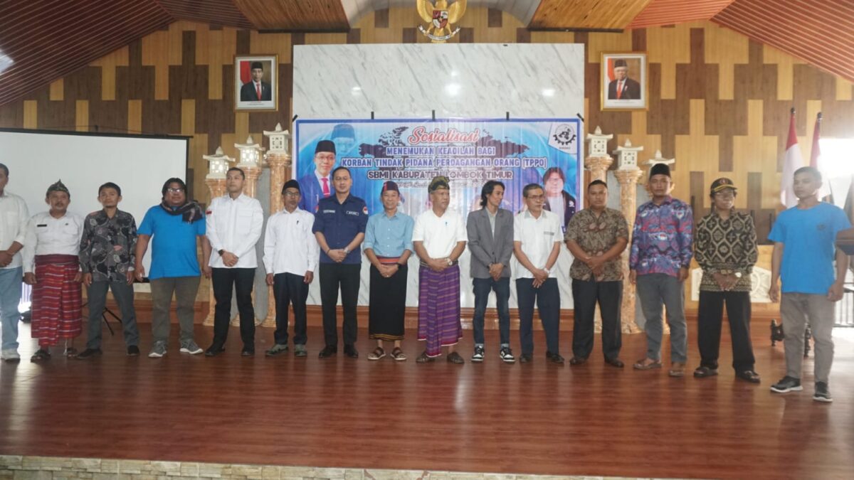 SBMI Lotim Gelar Sosialisasi Bahaya Tindak Pidana Perdagangan Orang