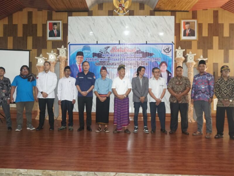 SBMI Lotim Gelar Sosialisasi Bahaya Tindak Pidana Perdagangan Orang