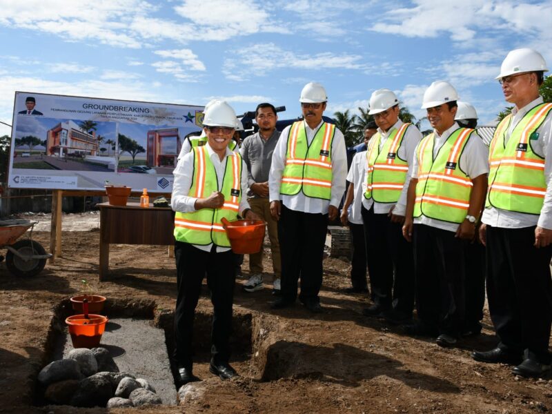 Groundbreaking Pembangunan Gedung Pelayanan Perpustakaan Lotim