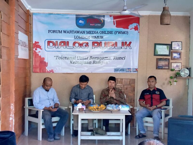 Jaga Kerukunan antar Ummat Bergama, FWMO Lotim Gelar Dialog Publik