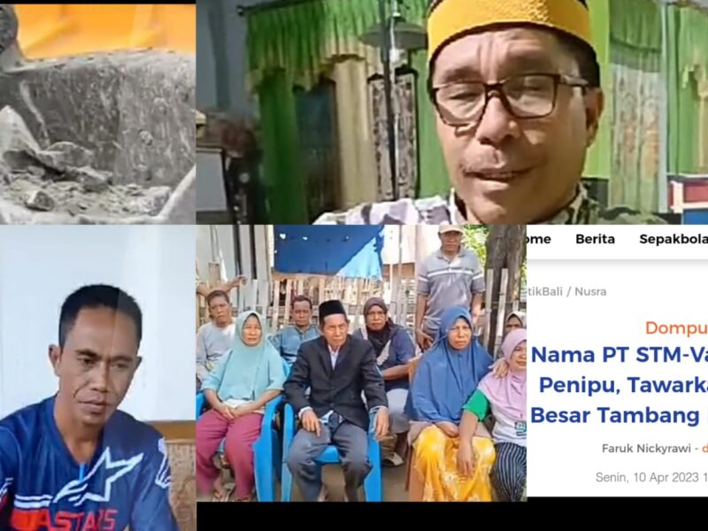 Sesepuh Lingkar Tambang Hu'u Dompu Bantah Hoax Humas PT. STM