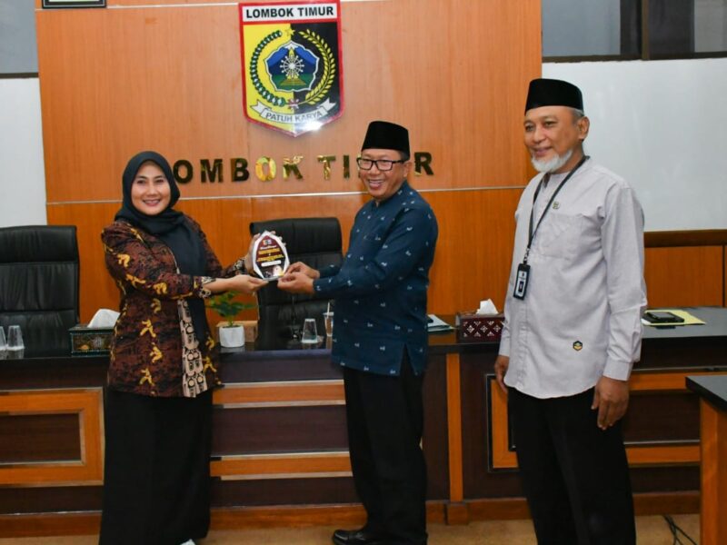 Pj Sekda Lotim Terima Kunker Dukcapil Kabupaten Serang Banten