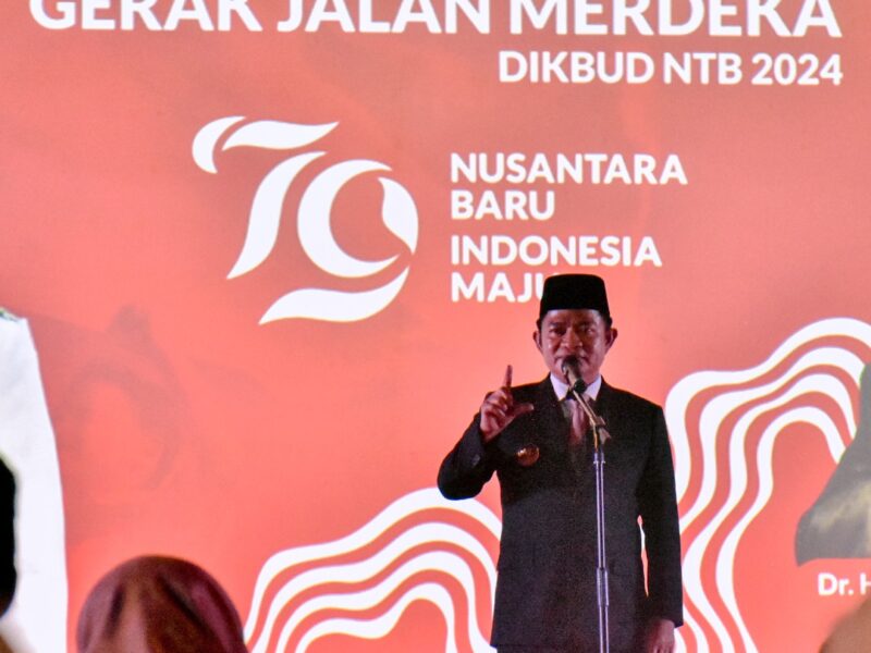 Malam Apresiasi Gerak Jalan Merderka dihadiri Pj Gubernur NTB