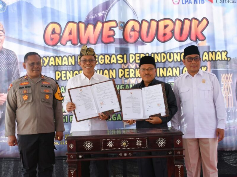 Apresiasi Pj Bupati Lotim atas Pelaksanaan Gawe Gubuk Desa Jurit