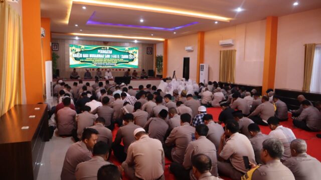 Peringatan Maulid Nabi Muhammad SAW 1446 H/2024 M Polresta Mataram