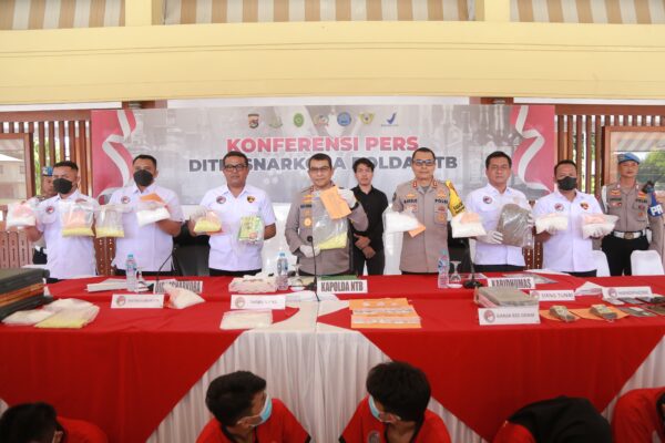 Polda NTB Ungkap 116 Kasus Narkoba Hingga September 2024