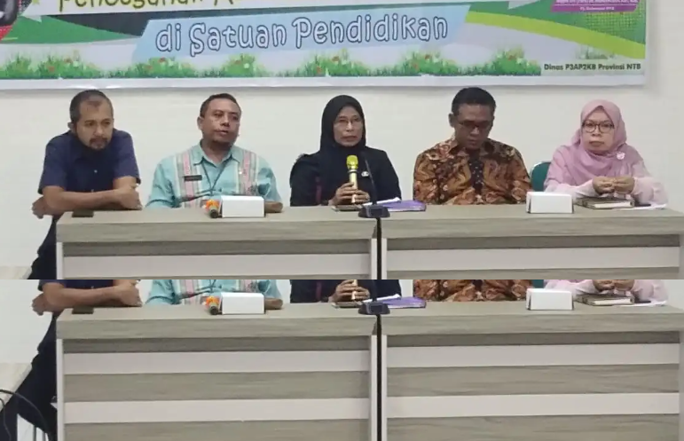 DP3AP2KB NTB Gelar Rakor Pencegahan Kekerasan Terhadap Anak di Satuan