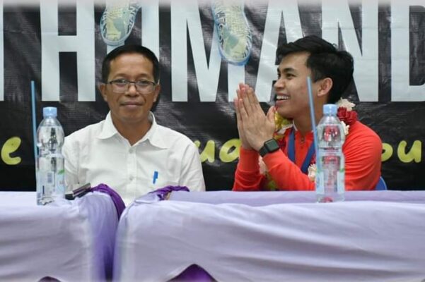 Pj Bupati Menyambut Anggota Tim Nasional Futsal Asal Lotim