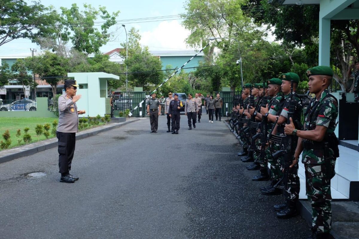 Danrem 162/WB Sambut Kunjungan Perdana Kapolda NTB