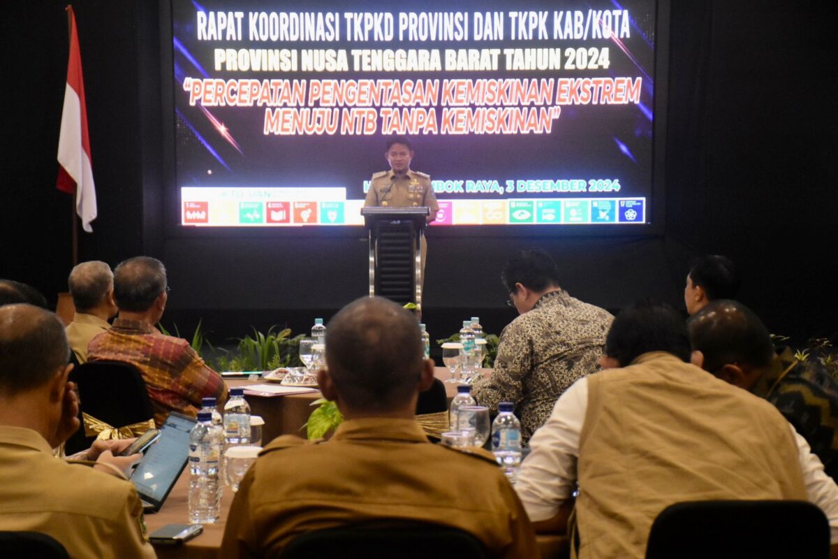 Rakor Penanggulangan Kemiskinan Ekstrem Dibuka Pj Gubernur NTB